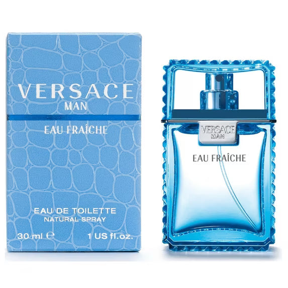 Versace Man Eau Fraîche Eau de Toilette 3.4 oz Spray for Men