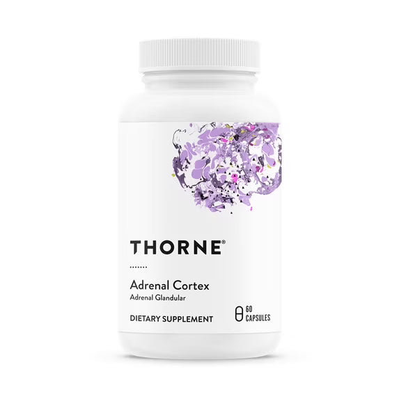 Thorne Adrenal Cortex Bovine Adrenal Glandular Supplement – 60 Capsules