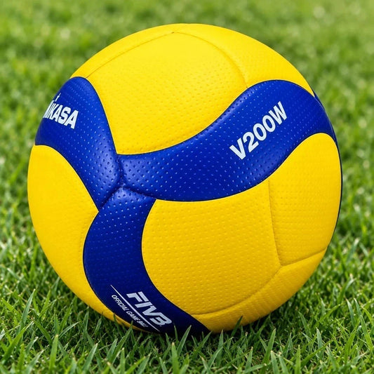 Mikasa V200W Official FIVB Volleyball Size 5 – Blue/Yellow