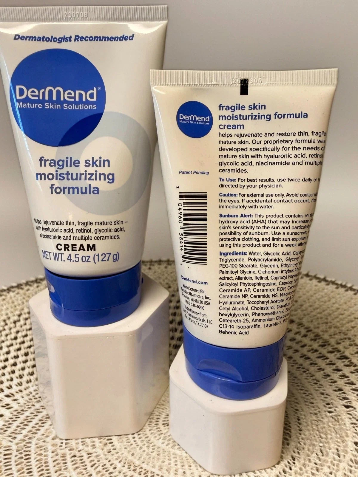 DerMend Fragile Skin Moisturizing Formula Cream 4.5 Oz – Moisturizing Body Cream