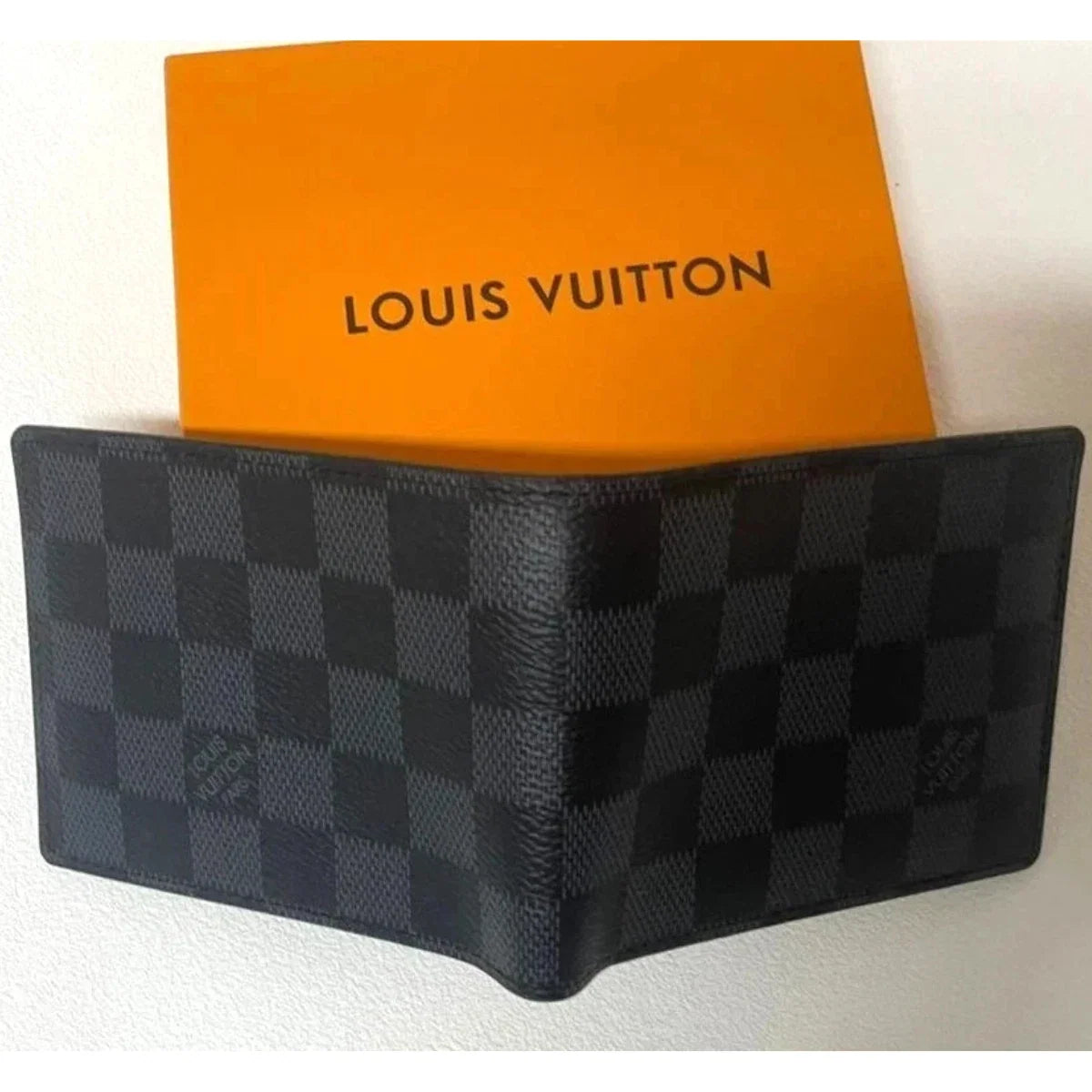 Louis Vuitton Multiple Bifold Wallet Damier Graphite Canvas Black