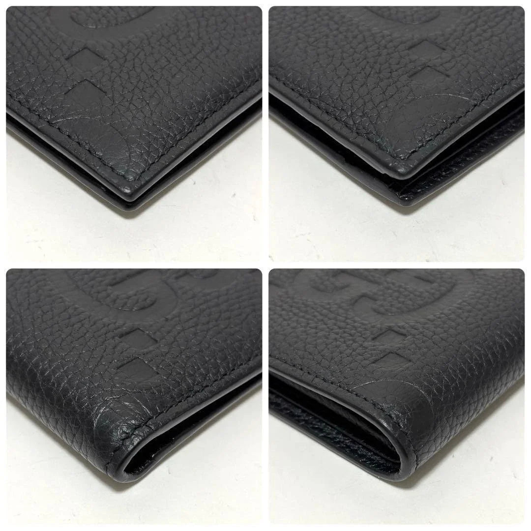 Gucci Jumbo GG Bifold Wallet – Black Leather with Box