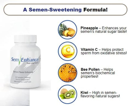 Semenhance Natural Fruity Taste Formula – 60 Capsules