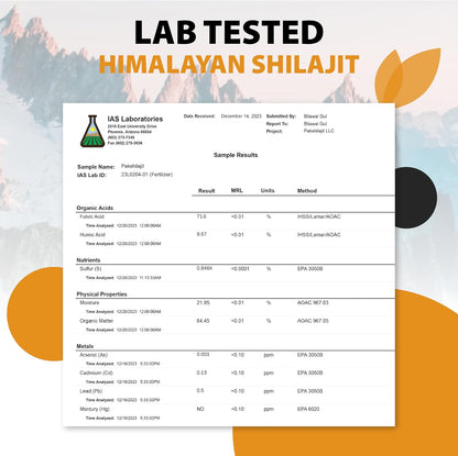 100% Himalayan Shilajit Soft Resin – Fulvic Acid