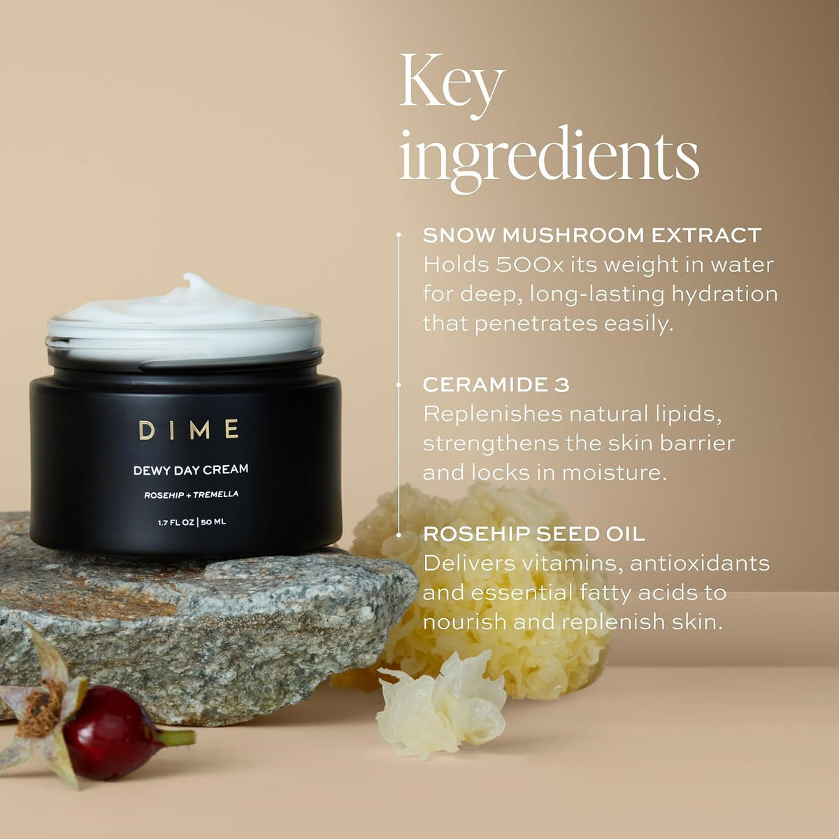 DIME Beauty Dewy Day Cream – Morning Face Moisturizer