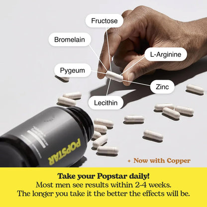 POPSTAR Men’s Semen Health & Fertility Supplement