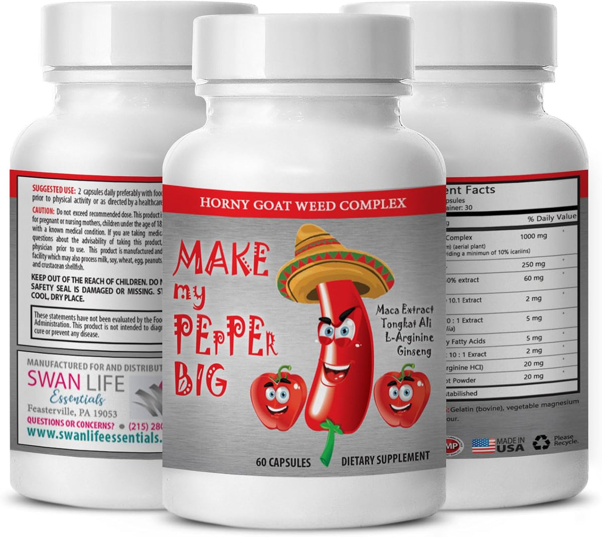 Prime Male Enhance – Male Wellness Supplement – 120 Capsules