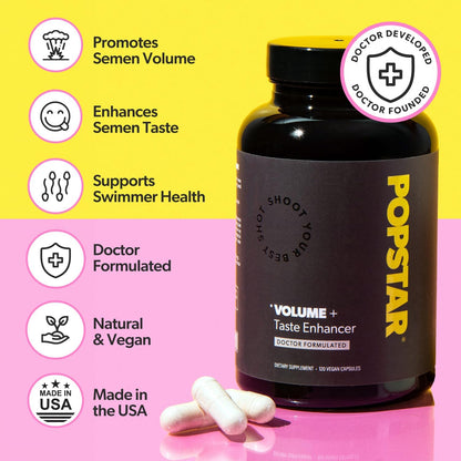 POPSTAR Men’s Semen Health & Fertility Supplement