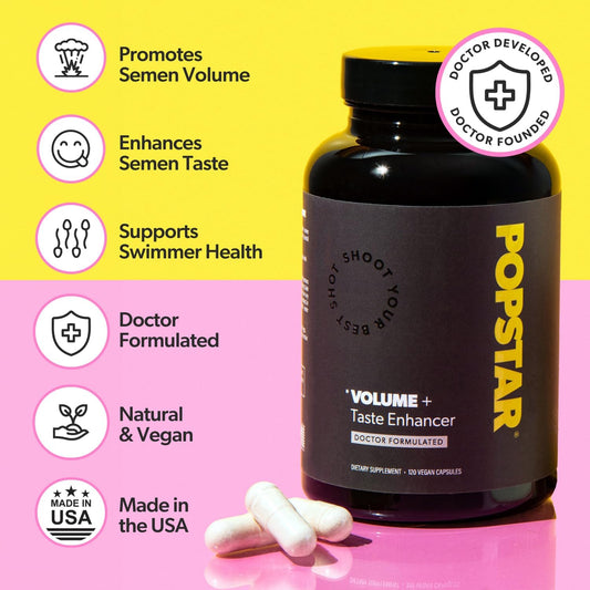 POPSTAR Men’s Semen Health & Fertility Supplement