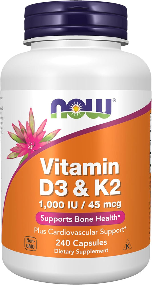 Dr. Berg Vitamin D3 K2 w/ MCT Oil 10,000 IU D3 100mcg K2 120 Capsules Supplement