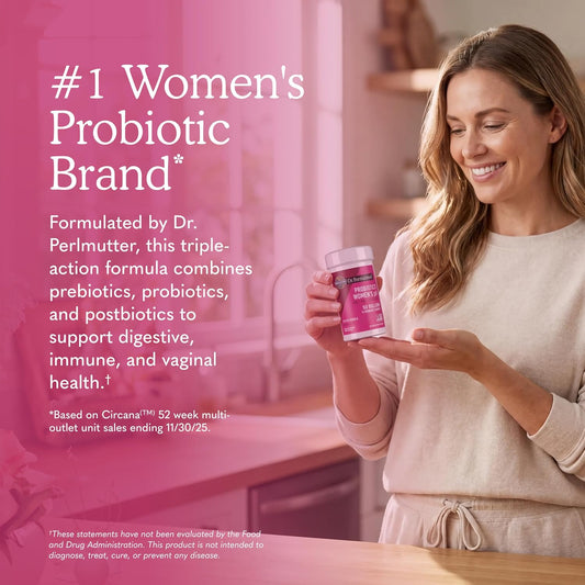 Garden of Life Women’s Probiotic – Pre, Post & Probiotics 50B – 30 Capsules