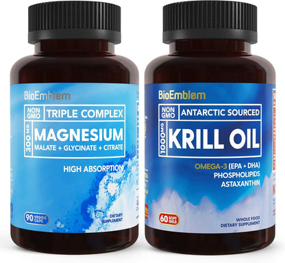 Triple Magnesium Complex 300mg – Glycinate & Malate – 90 Capsules