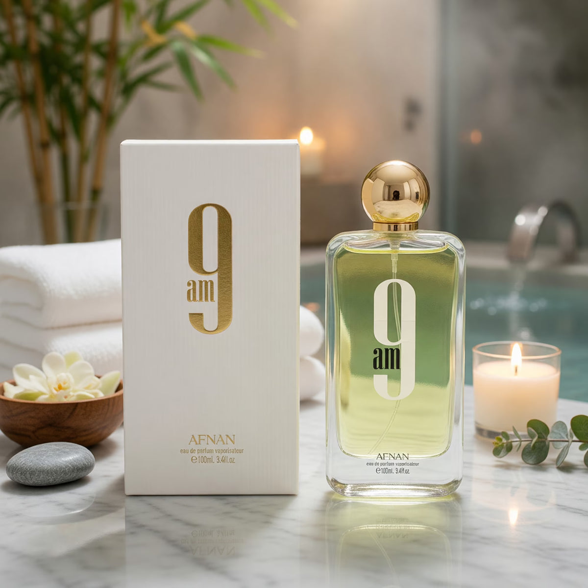 Afnan 9 PM Eau de Parfum 3.4 oz Unisex Fragrance