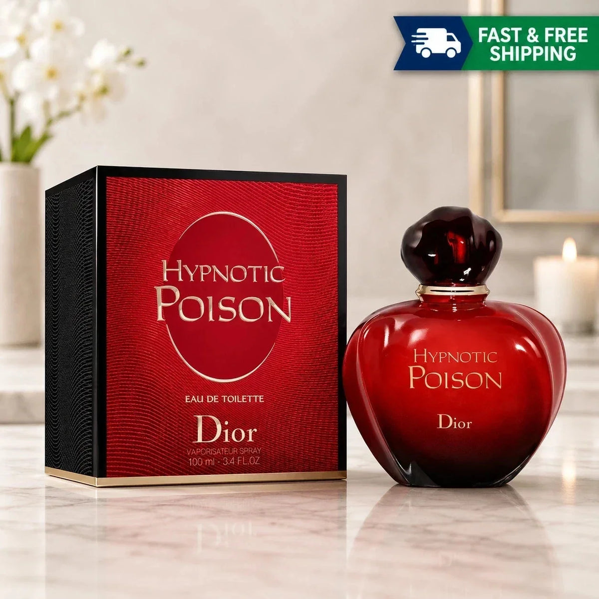 Dior Hypnotic Poison Eau de Toilette Spray 3.4 Fl Oz for Women