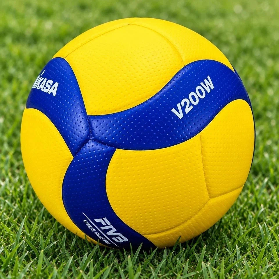 Mikasa V200W Official FIVB Volleyball Size 5 – Blue/Yellow