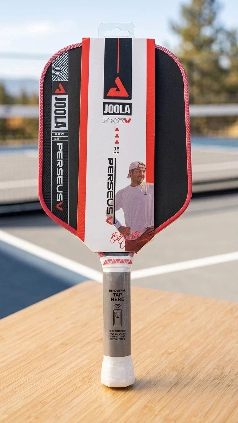 JOOLA Ben Johns Perseus Pro V 16mm Pickleball Paddle – Blaze Red