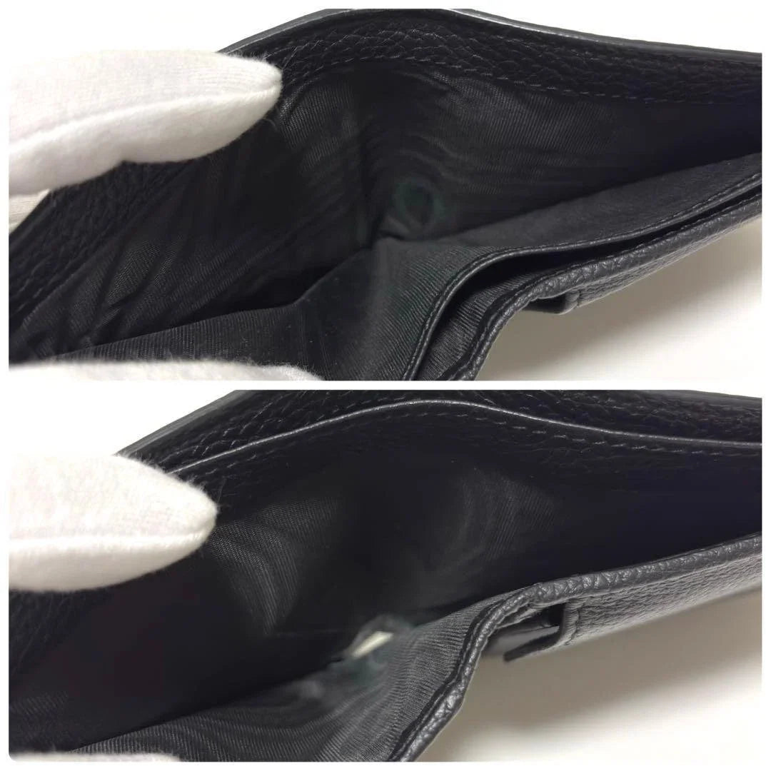Gucci Jumbo GG Bifold Wallet – Black Leather with Box