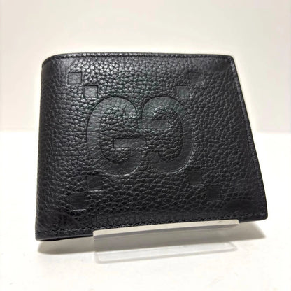 Gucci Jumbo GG Bifold Wallet – Black Leather with Box