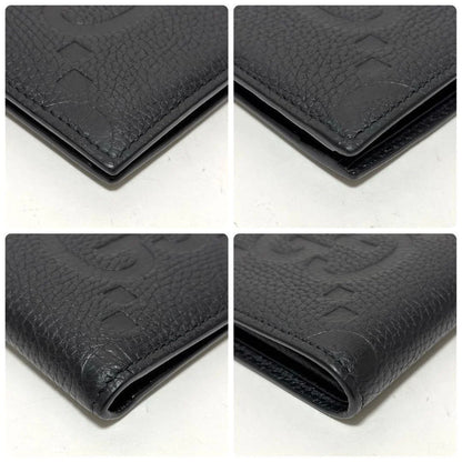 Gucci Jumbo GG Bifold Wallet – Black Leather with Box