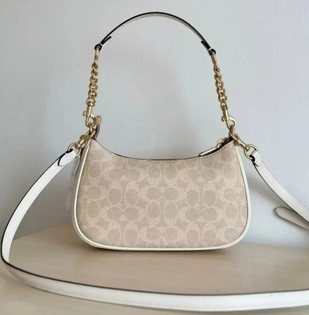Coach Teri Shoulder Bag Signature Canvas CV933 NWT