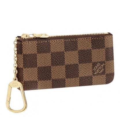 Louis Vuitton Key Pouch Cles Damier Ebene Coin Card Wallet